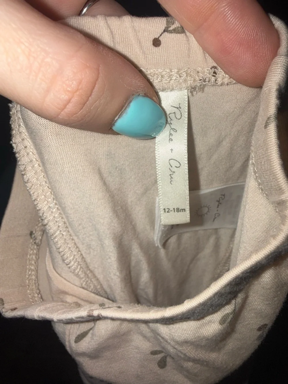 Rylee & Cru Bamboo Pants 12/18 Month